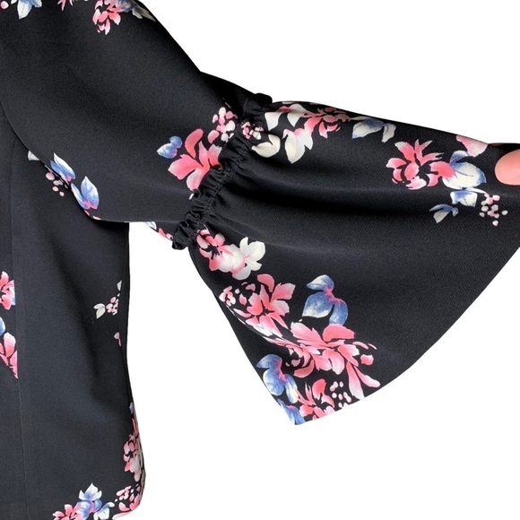 Lane Bryant 2 Piece Set Bell Sleeve Open Front Lightweight Summer Jacket & Top - Picture 6 of 13